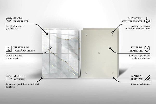 Protection plaque induction Texture de pierre