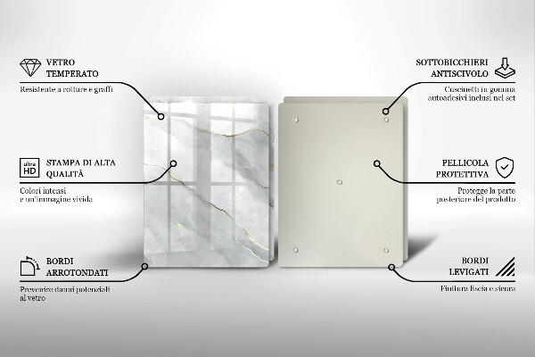 Protection plaque induction Texture de pierre