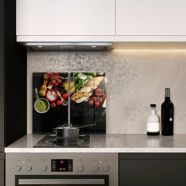 Protection plaque induction Ingrédients et épices italiens