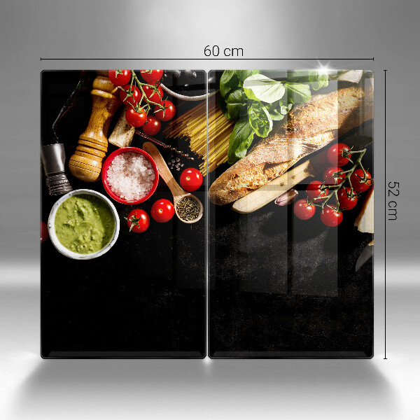 Protection plaque induction Ingrédients et épices italiens