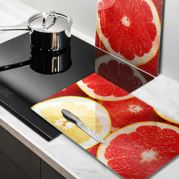 Protection plaque induction Tranches de pamplemousse