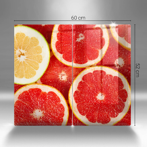 Protection plaque induction Tranches de pamplemousse
