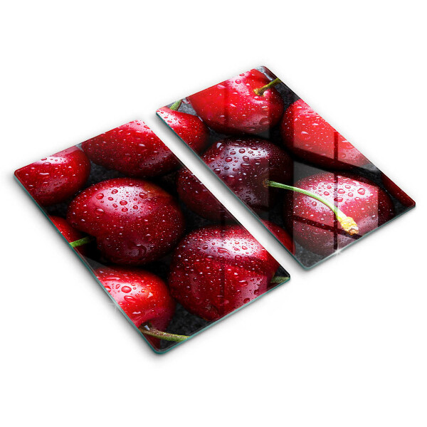 Protection plaque induction Gros plan de cerises