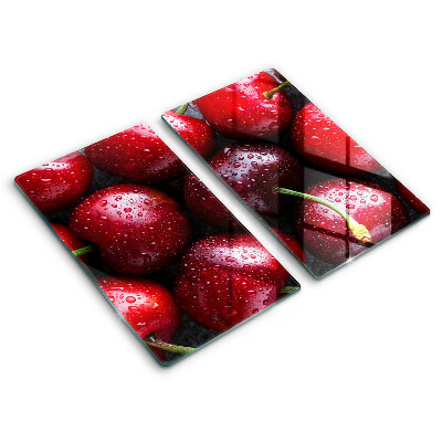 Protection plaque induction Gros plan de cerises