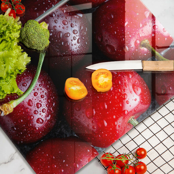 Protection plaque induction Gros plan de cerises