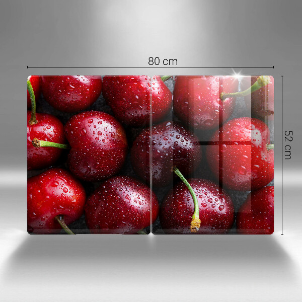 Protection plaque induction Gros plan de cerises