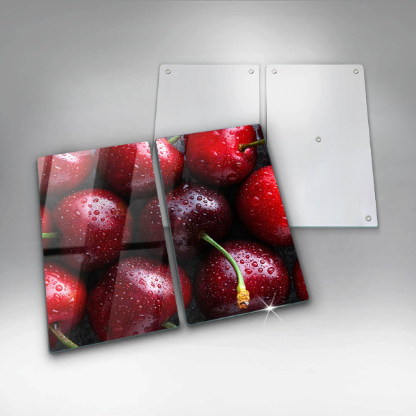 Protection plaque induction Gros plan de cerises