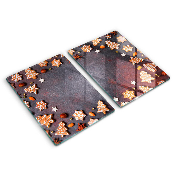 Protection plaque induction Noël en pain d'épice