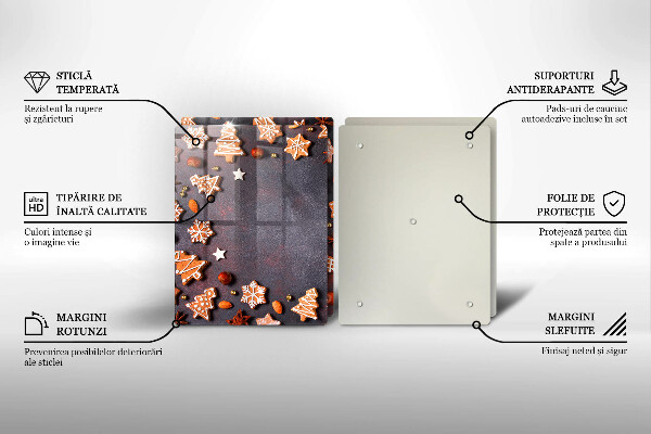 Protection plaque induction Noël en pain d'épice