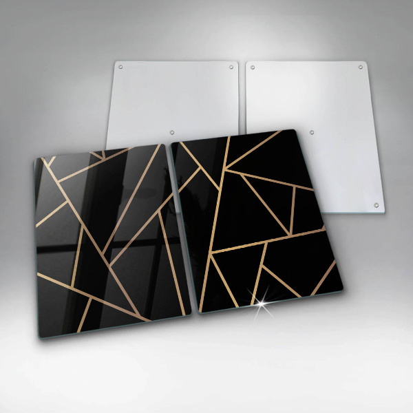 Protection plaque induction Abstraction noire