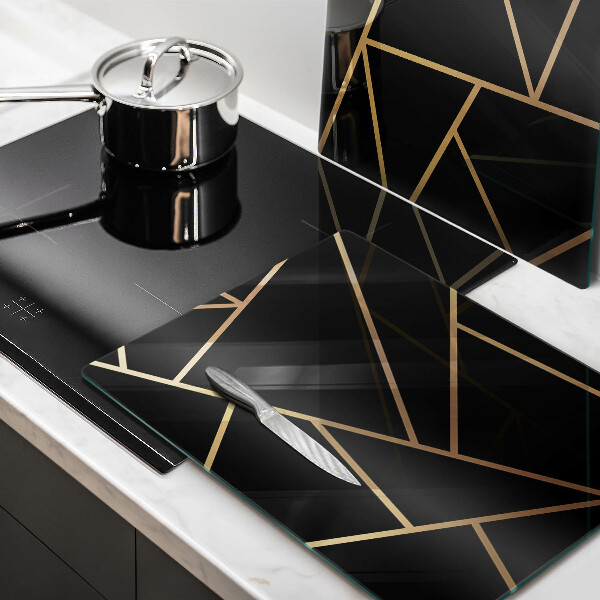 Protection plaque induction Abstraction noire