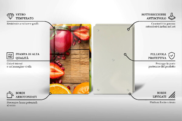 Protection plaque induction Fruit frais