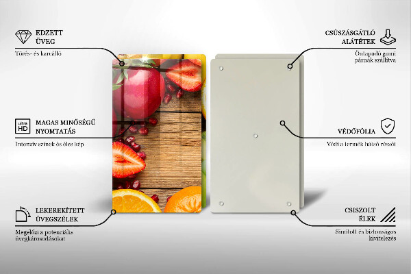Protection plaque induction Fruit frais