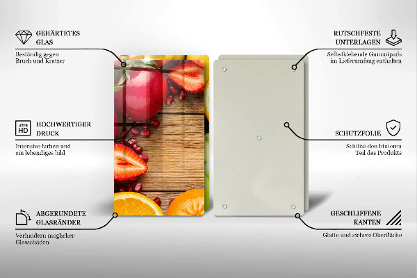Protection plaque induction Fruit frais