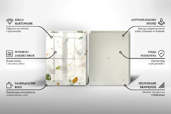 Cache plaque de cuisson Feuilles tombantes