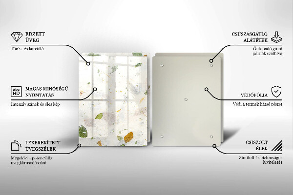 Cache plaque de cuisson Feuilles tombantes