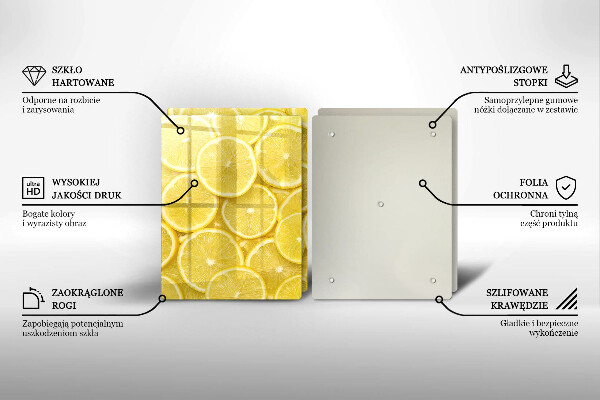 Cache plaque de cuisson Citron