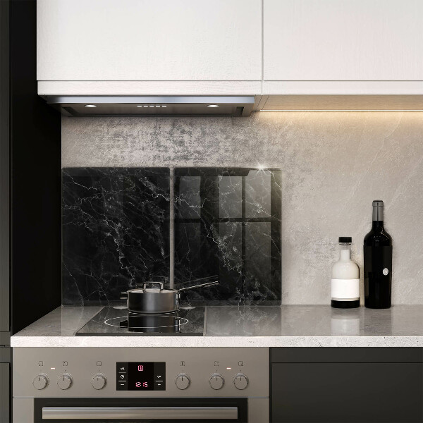 Cache plaque de cuisson Marbre élégant