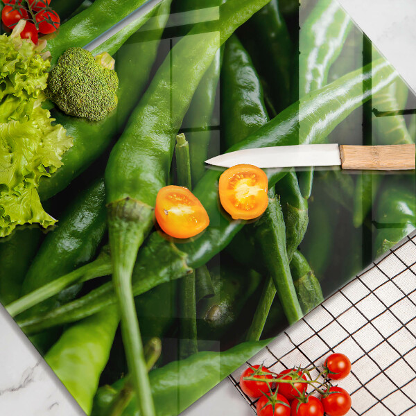 Cache plaque de cuisson Cosses de petits pois