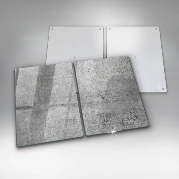 Cache plaque de cuisson Texture béton