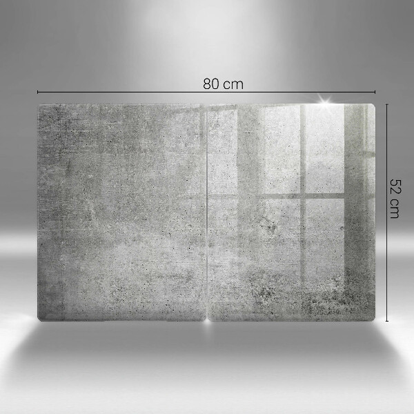 Cache plaque de cuisson Texture béton