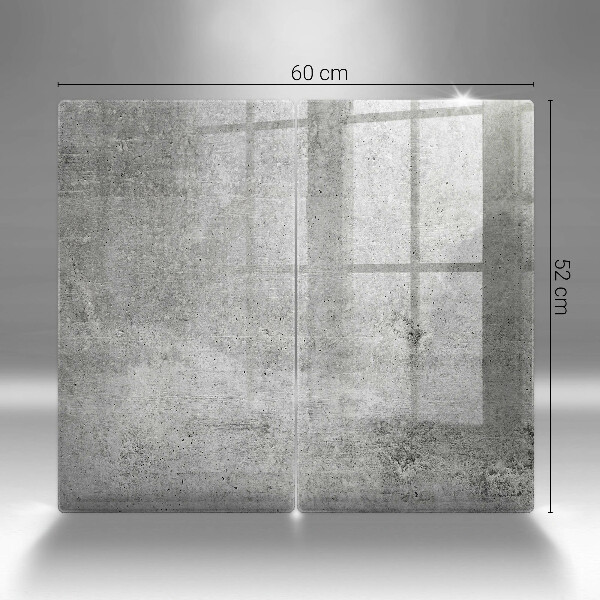Cache plaque de cuisson Texture béton