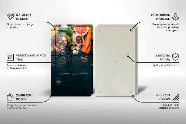 Cache plaque de cuisson Fruits et légumes