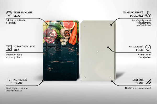 Cache plaque de cuisson Fruits et légumes