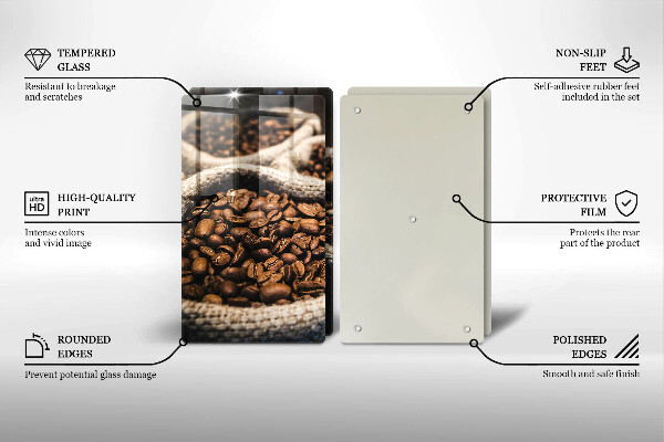 Protection plaque induction Sacs de grains de café