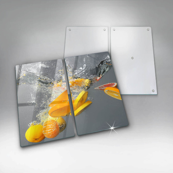 Protection plaque induction Citrons dans l'eau