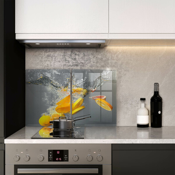 Protection plaque induction Citrons dans l'eau