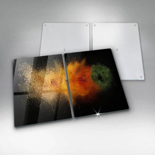 Protection plaque induction Épices colorées