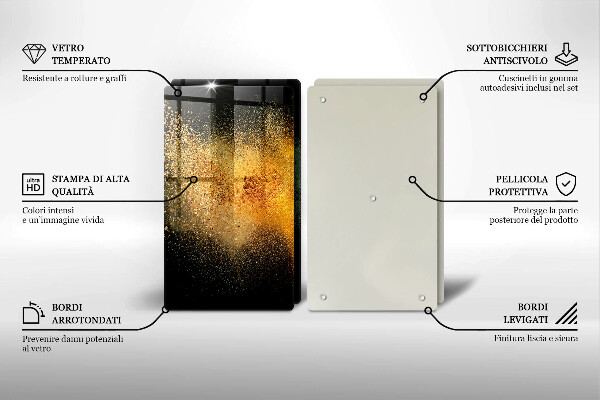 Protection plaque induction Épices colorées