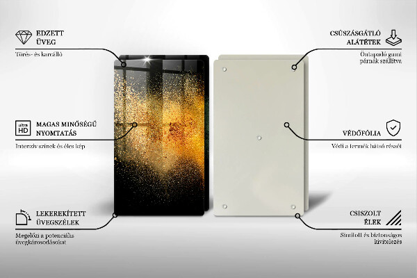 Protection plaque induction Épices colorées