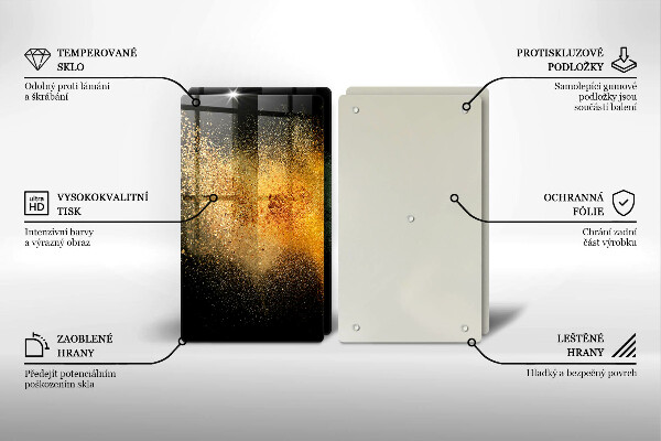 Protection plaque induction Épices colorées