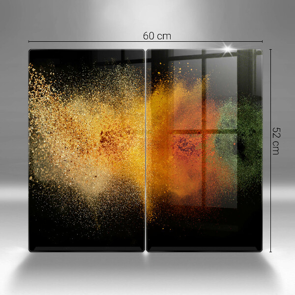 Protection plaque induction Épices colorées