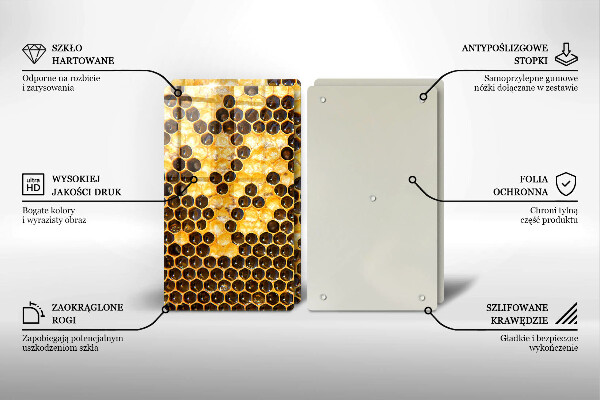 Protection plaque induction Rayon de miel