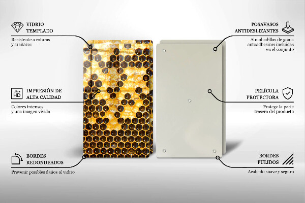 Protection plaque induction Rayon de miel