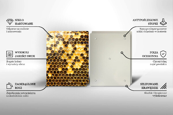 Protection plaque induction Rayon de miel