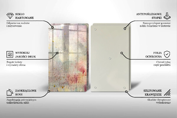 Cache plaque de cuisson Fond de texture de peinture