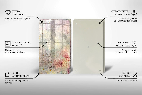 Cache plaque de cuisson Fond de texture de peinture