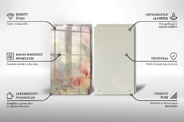 Cache plaque de cuisson Fond de texture de peinture