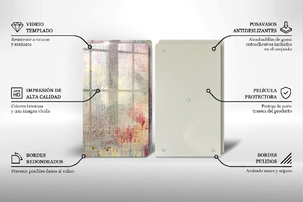 Cache plaque de cuisson Fond de texture de peinture