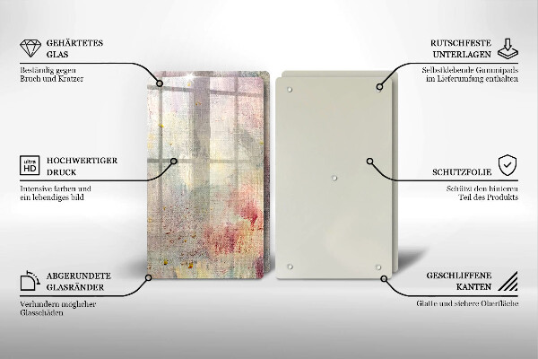 Cache plaque de cuisson Fond de texture de peinture