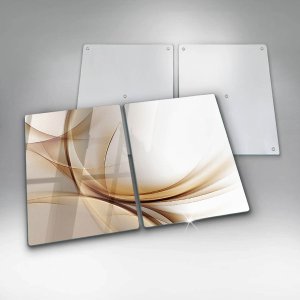 Cache plaque de cuisson Formes abstraites