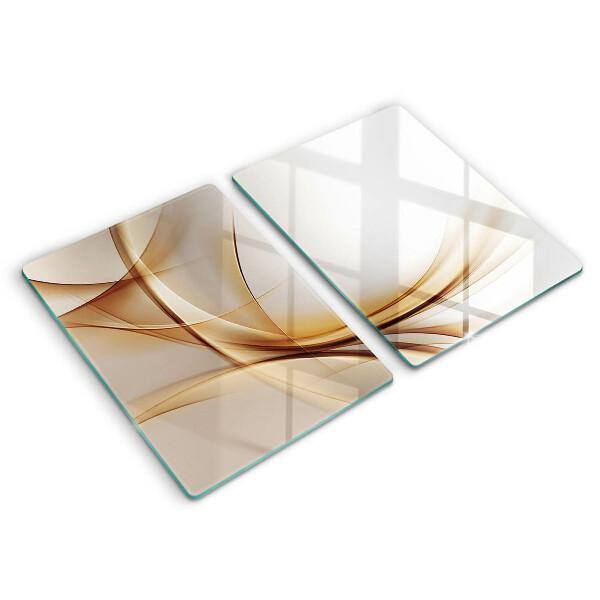 Cache plaque de cuisson Formes abstraites