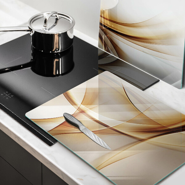 Cache plaque de cuisson Formes abstraites
