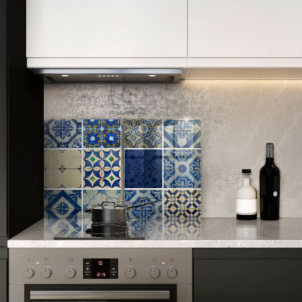 Cache plaque de cuisson Carreaux de carreaux décoratifs