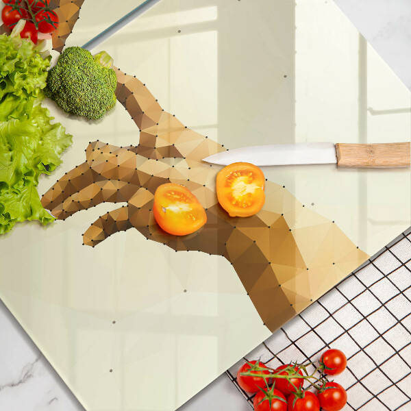 Cache plaque de cuisson Création des mains d'Adam