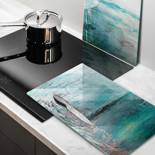 Cache plaque de cuisson Fond d'abstraction de peinture